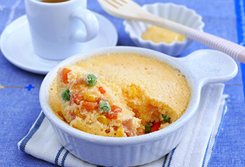 Mixed vegetables & Ham